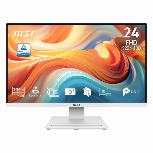 MSI Pro MP241W E14V 23.8" 144Hz 1Ms HDMI+DP HDR FullHD Adaptive-Sync VA Vesa Monitör ürün görseli 1