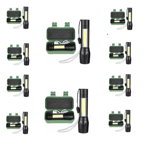 Cata CT-8024 5W Üç Fonksiyonlu El Feneri 10 Lu Avantajlı Paket ürün görseli 1