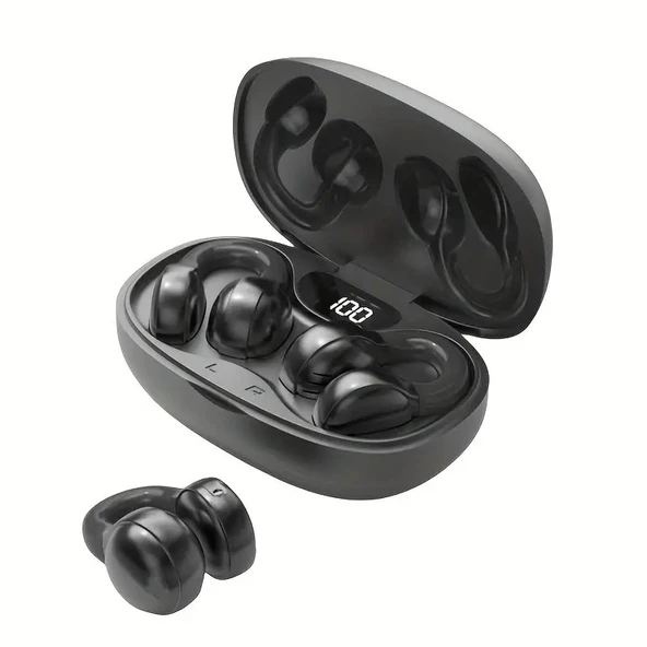 Kablosuz Klipsli Bluetooth Kulaklık | Ergonomik Spor Kulak İçi Kulaklık ürün görseli 1