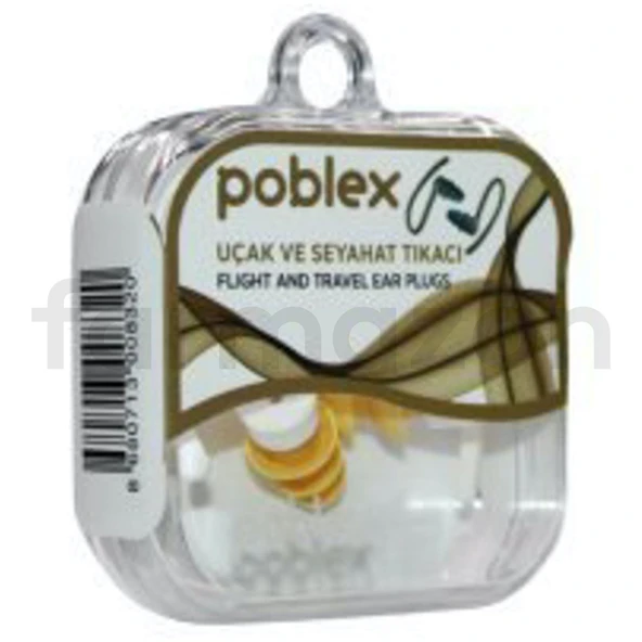 Poblex Uçak ve Seyahat Tıkacı ürün görseli 1