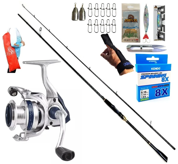 Okuma Aria 4000 270cm 8-42gr Oslo Zen Pro Spin Olta Takımı Seti ürün görseli 1