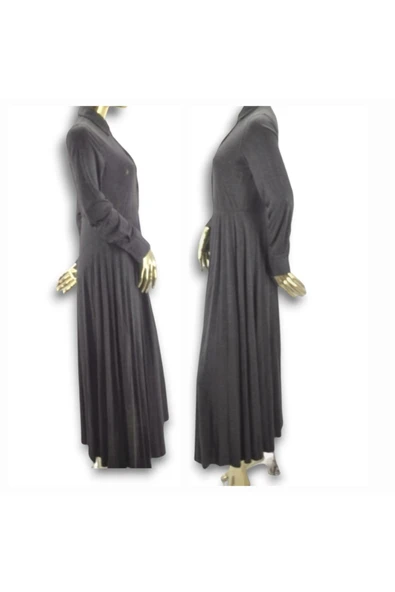 #massimodutti #s #36 #gri #yeni #elbise - Resim 4