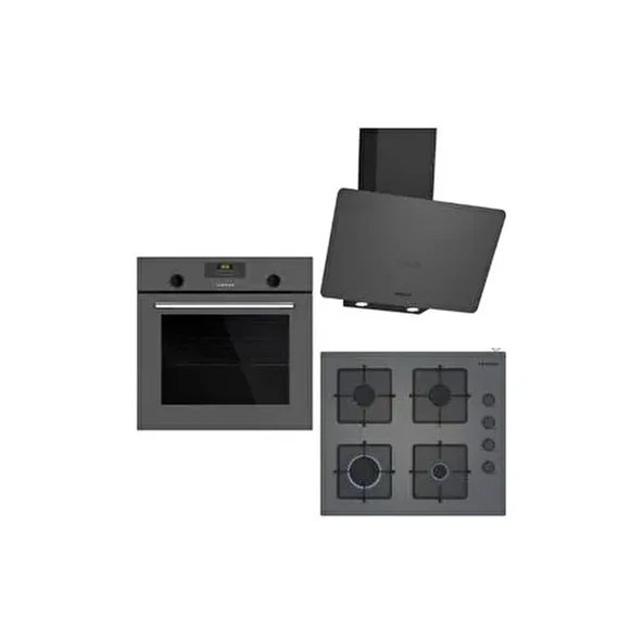 PROFİLO Platin Gri SET(FRMA234G - OE36P9P10D - DVK6J479) ürün görseli 1