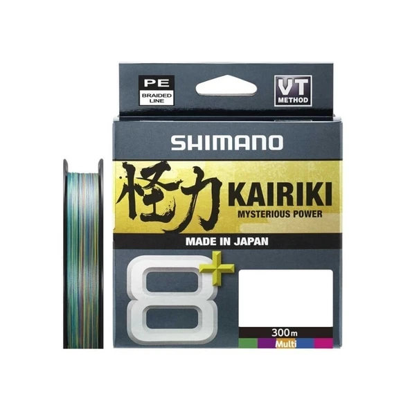 Shimano Kairiki 8+ Renkli İp Misina 300m  0.19mm ürün görseli 1