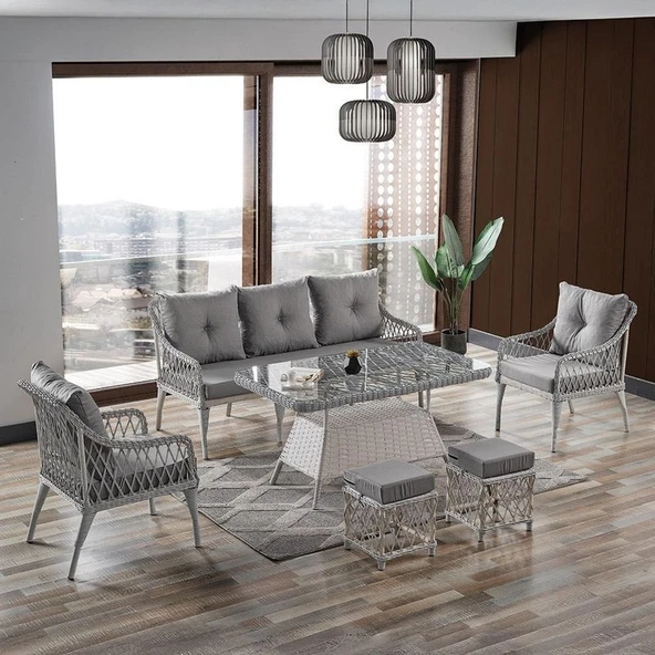 İserdi Garden Iserdi Garden Vera Rattan Bahçe Balkon Koltuk Takımı ürün görseli 1