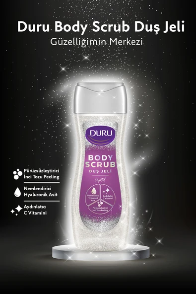 Duru Body Scrub Crystal Duş Jeli 2x450 Ml - Resim 2