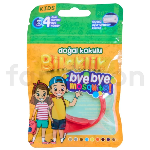 Bye Bye Mosquito Çocuk Sivrisinek Kovucu Bileklik ürün görseli 1