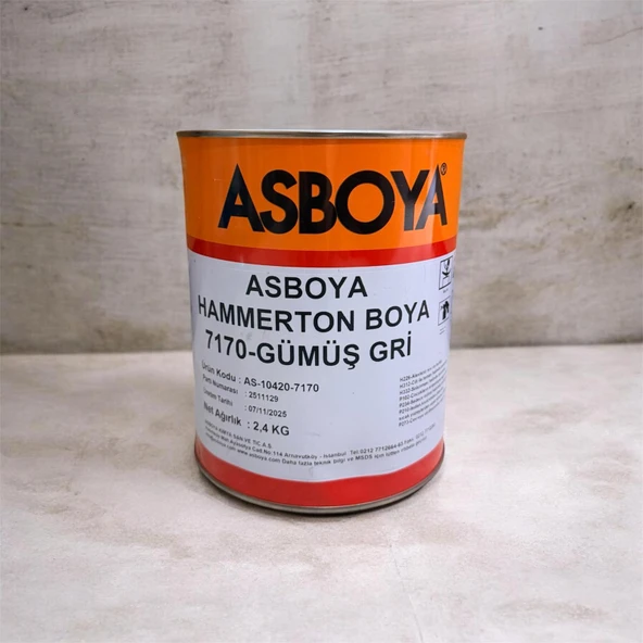 ASBOYA HAMMERTON GÜMÜŞ GRİ GL( 2,4KG ) ürün görseli 1