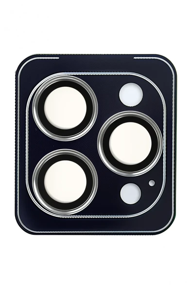 URR iPhone 13 Pro Max Titanium Alloy AR Kamera Lens Koruyucu - Gümüş ürün görseli 1