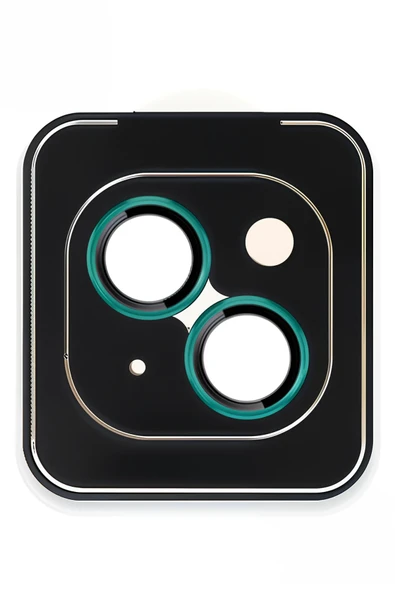 URR iPhone 15 Titanium Alloy AR Kamera Lens Koruyucu - Yeşil ürün görseli 1