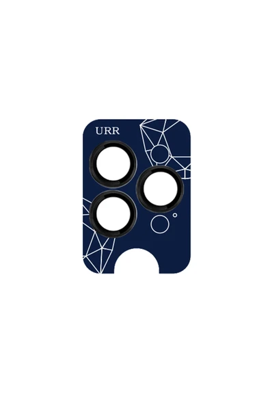 URR  iPhone 16 Pro Max Sapphire PVDSS Kamera Lens Koruyucu - Siyah ürün görseli 1