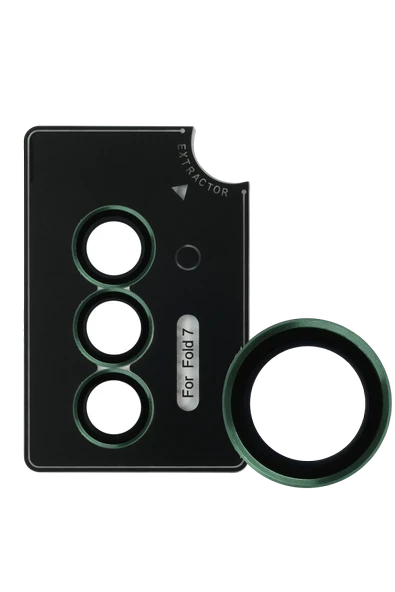URR Samsung Galaxy Z Fold 7 AR Kamera Lens Koruyucu - Yeşil ürün görseli 1