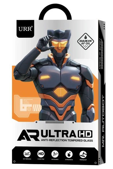 URR  iPhone 17 Pro 3D Anti Reflection AR Ultra HD Cam Ekran Koruyucu - Şeffaf ürün görseli 1