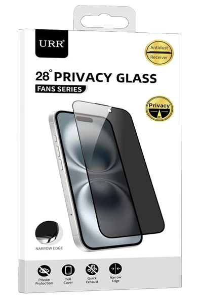 URR Samsung Galaxy S25 Ultra Fans Series Premium Hayalet Cam Ekran Koruyucu - Siyah ürün görseli 1