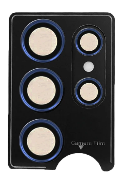 URR Samsung Galaxy S25 Ultra AR Kamera Lens Koruyucu - Açık Mavi ürün görseli 1