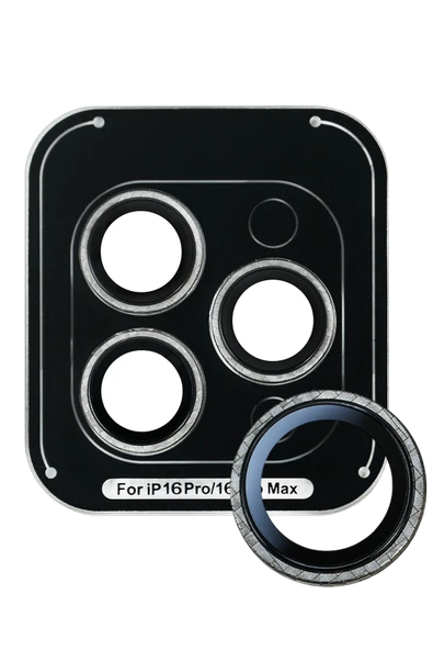 URR iPhone 16 Pro Max Kevlar AR Kamera Lens Koruyucu - Natural Grey ürün görseli 1
