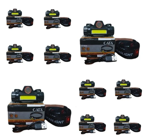 Cata CT-9120 Madenci Ledli Kafa Lambası 10 Lu Avantajlı Paket ürün görseli 1