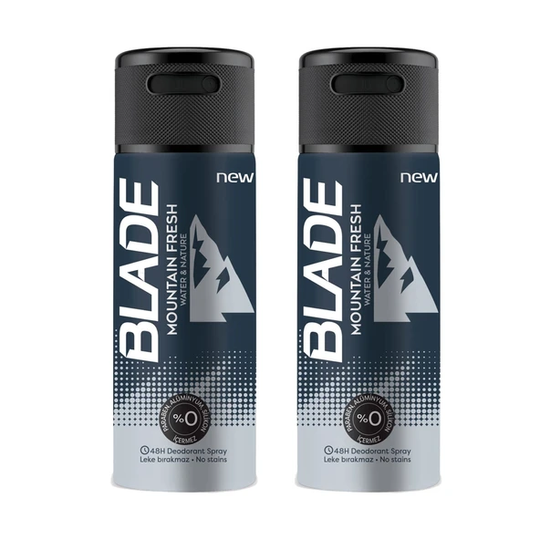 Blade Deodorant Mountain Fresh 150 ml Erkek x 2 Adet ürün görseli 1