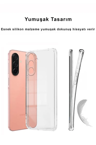 Abatech Samsung A26 Şeffaf Telefon Kılıfı - Resim 2