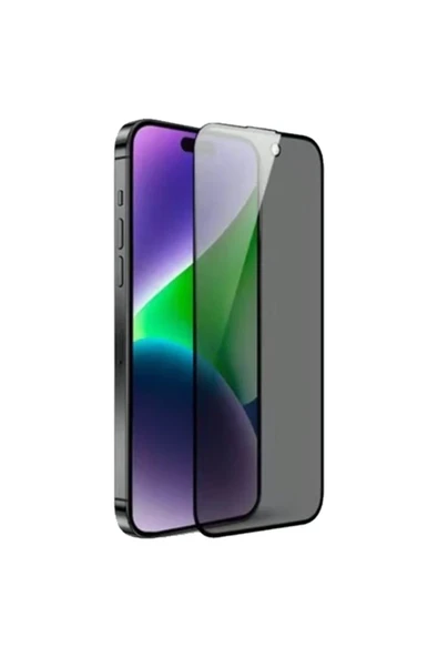 URR iPhone 16 Pro Max HD Privacy Cam Ekran Koruyucu - Siyah ürün görseli 1