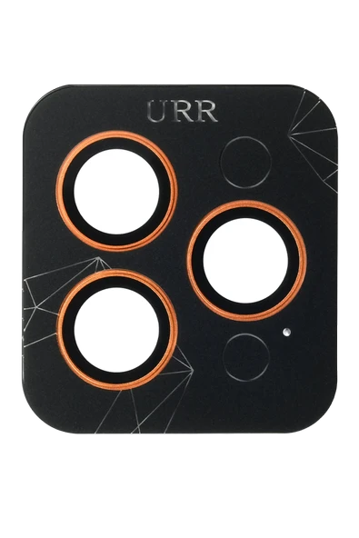 URR  iPhone 17 Pro Max Titanium Alloy AR Kamera Lens Koruyucu - Turuncu ürün görseli 1