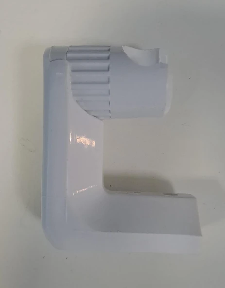 DUŞ MAFSALI - PLASTİK HAREKETLİ ÇIT ÇITLI BEYAZ L TİPİ ürün görseli 1
