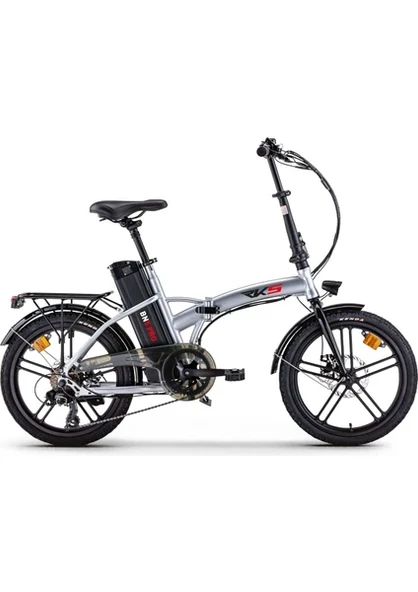 RKS Bn5 Pro Pedal Destekli Elektrikli Bisiklet (Gri) ürün görseli 1