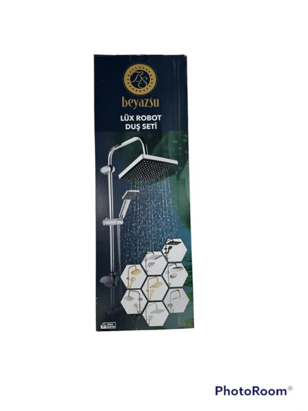 BEYAZSU ROBOT DUŞ SETİ - FLAT DUŞ SETİ - KARE SİYAH - Resim 2