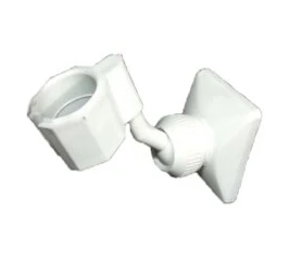 DUŞ MAFSALI - PLASTİK STANDART BEYAZ ürün görseli 1