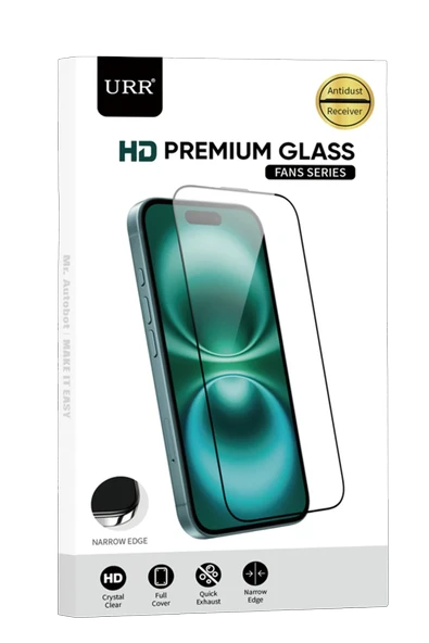 URR Samsung Galaxy S25 Ultra Fans Series Premium HD Cam Ekran Koruyucu - Siyah ürün görseli 1