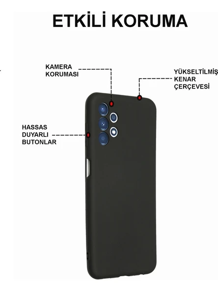 Abatech Samsung A33 Siyah Lansman Kılıf - Resim 2