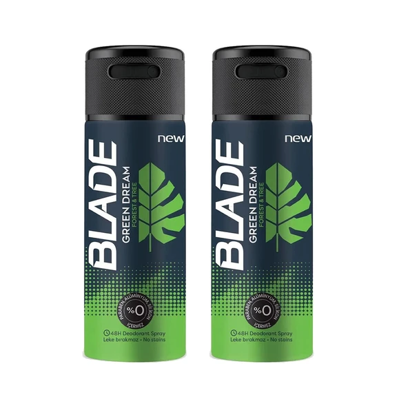 Blade Deodorant Green Dream 150 ml Erkek x 2 Adet ürün görseli 1