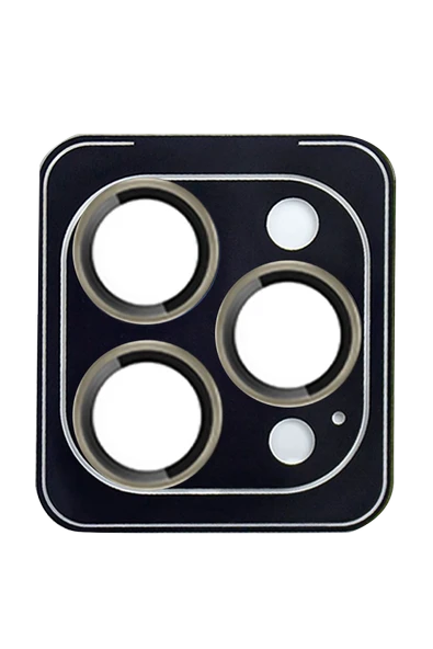 URR iPhone 15 Pro Max Fan Series AR Kamera Lens Koruyucu - Natural Grey ürün görseli 1