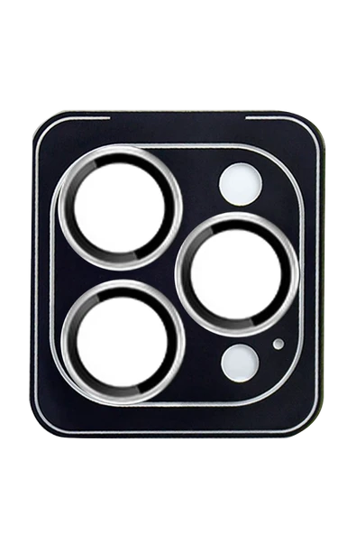 URR iPhone 14 Pro Max Fan Series AR Kamera Lens Koruyucu - Gümüş ürün görseli 1