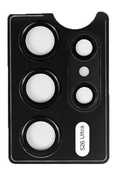 URR Samsung Galaxy S26 Ultra AR Kamera Lens Koruyucu - Siyah ürün görseli 1