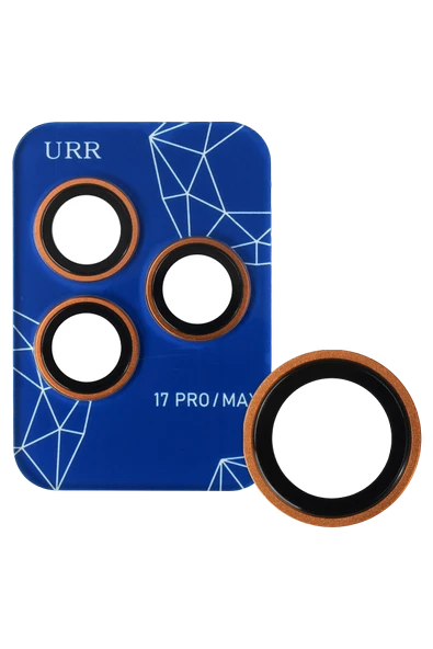 URR  iPhone 17 Pro Max Sapphire PVDSS Kamera Lens Koruyucu - Turuncu ürün görseli 1