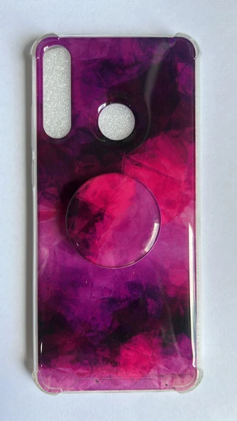 HUAWEİ Y6 P TUTAMAÇLI YAPRAK DESENLİ SİLİKON KILIF ürün görseli 1