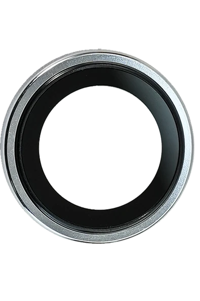 URR iPhone 16E Titanium Alloy AR Kamera Lens Koruyucu - Gri ürün görseli 1