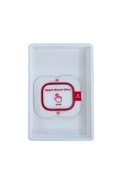 URR Watch Ultra 2 49mm 3D Full Glue 2in1 Saat Cam Ekran Koruyucu - Siyah ürün görseli 1