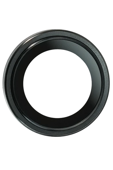 URR iPhone 16E Titanium Alloy AR Kamera Lens Koruyucu - Siyah ürün görseli 1