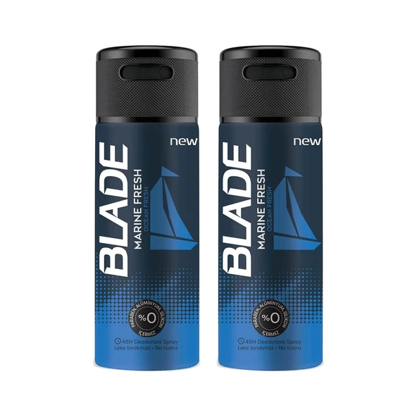 Blade Deodorant Marine Fresh 150 ml Erkek x 2 Adet ürün görseli 1