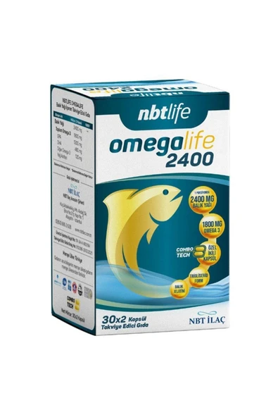NBT Life Omegalife 2400 60 Kapsül ürün görseli 1