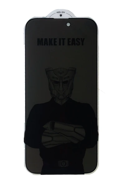 URR iPhone 16 Pro Max Matte Privacy Cam Ekran Koruyucu - Siyah ürün görseli 1