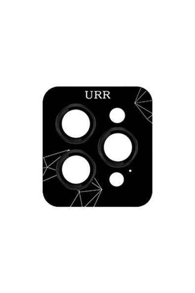 URR iPhone 16 Pro Max Fan Series AR Kamera Lens Koruyucu - Siyah ürün görseli 1