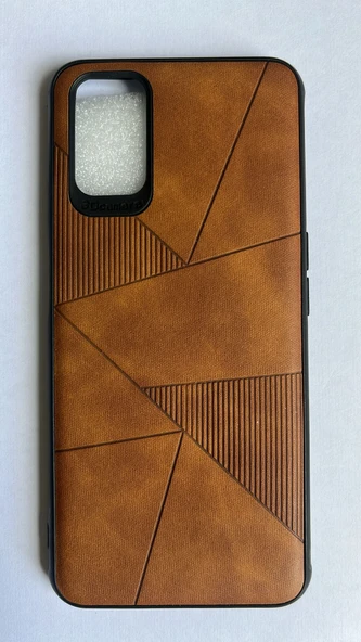 OPPO A 72 DERİ GÖRÜNÜMLÜ KAHVERENGİ KILIF ürün görseli 1