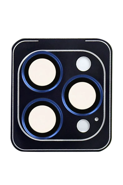 URR iPhone 15 Pro Max Fan Series AR Kamera Lens Koruyucu - Mavi ürün görseli 1