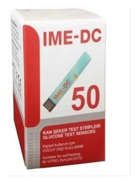 IME-DC 1 Kutu Strip (50 Adet Seker Ölçüm Çubuğu) ürün görseli 1