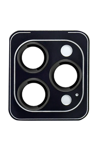 URR iPhone 15 Pro Max Fan Series AR Kamera Lens Koruyucu - Siyah ürün görseli 1