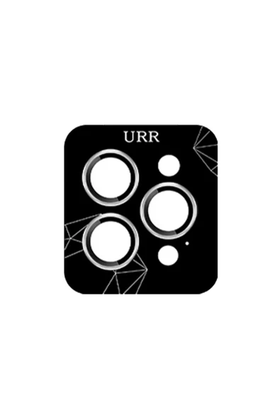 URR iPhone 16 Pro Max Fan Series AR Kamera Lens Koruyucu - Gümüş ürün görseli 1