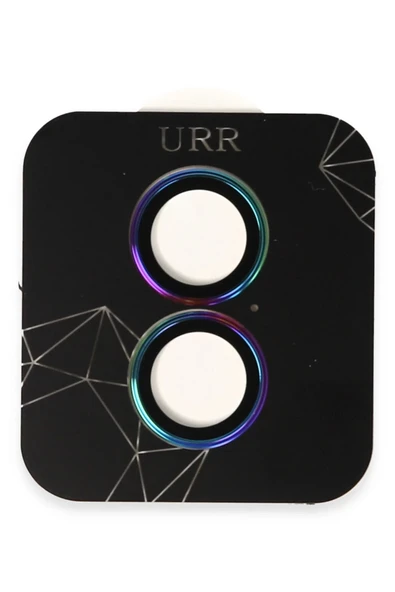 URR iPhone 16 Titanium Alloy AR Kamera Lens Koruyucu - Rainbow ürün görseli 1